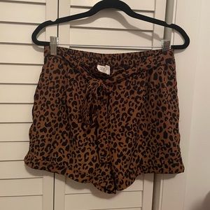 NWOT Sienna Sky cheetah shorts